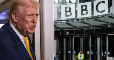 Trump llama “Corrupta” a la cena BBC y promete demandar por difamación