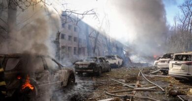 Ataque masivo con drones y misiles a Ucrania