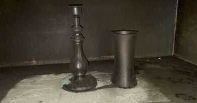 Incendian área de Sacristía de Capilla