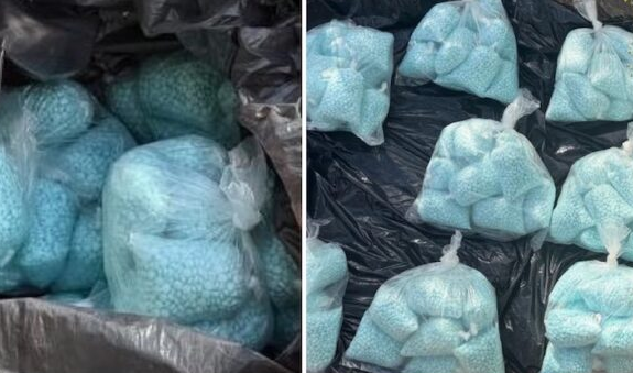 Hombre huye al tirar más de 100 mil pastillas de fentanilo en Culiacán 2 pastillas 1 1