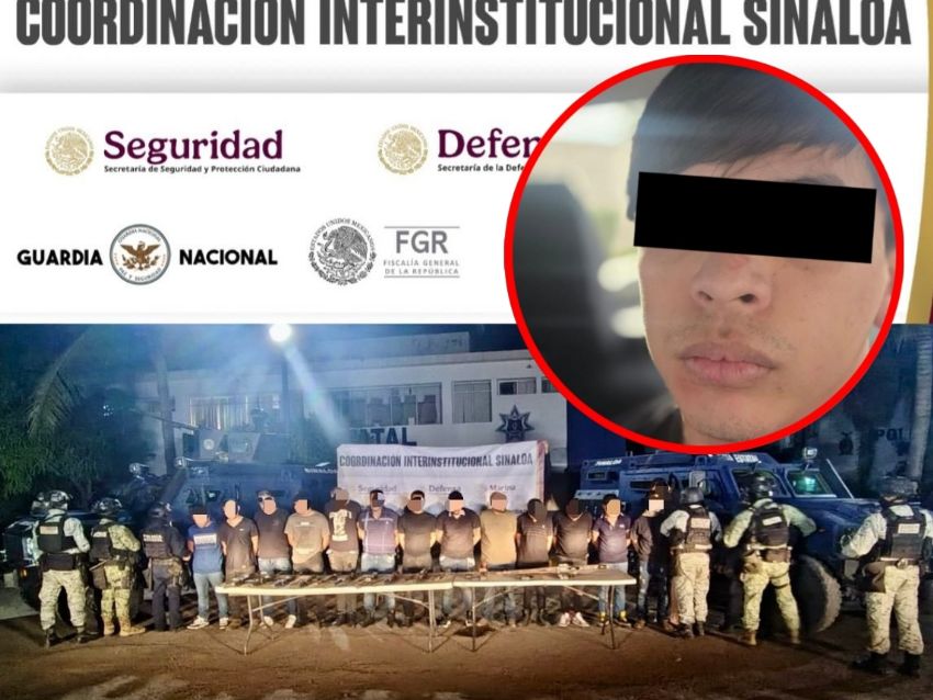 Detienen a 'L-12', objetivo prioritario y 14 detenidos más en operativos federales en Sinaloa 3 sinaloa 4