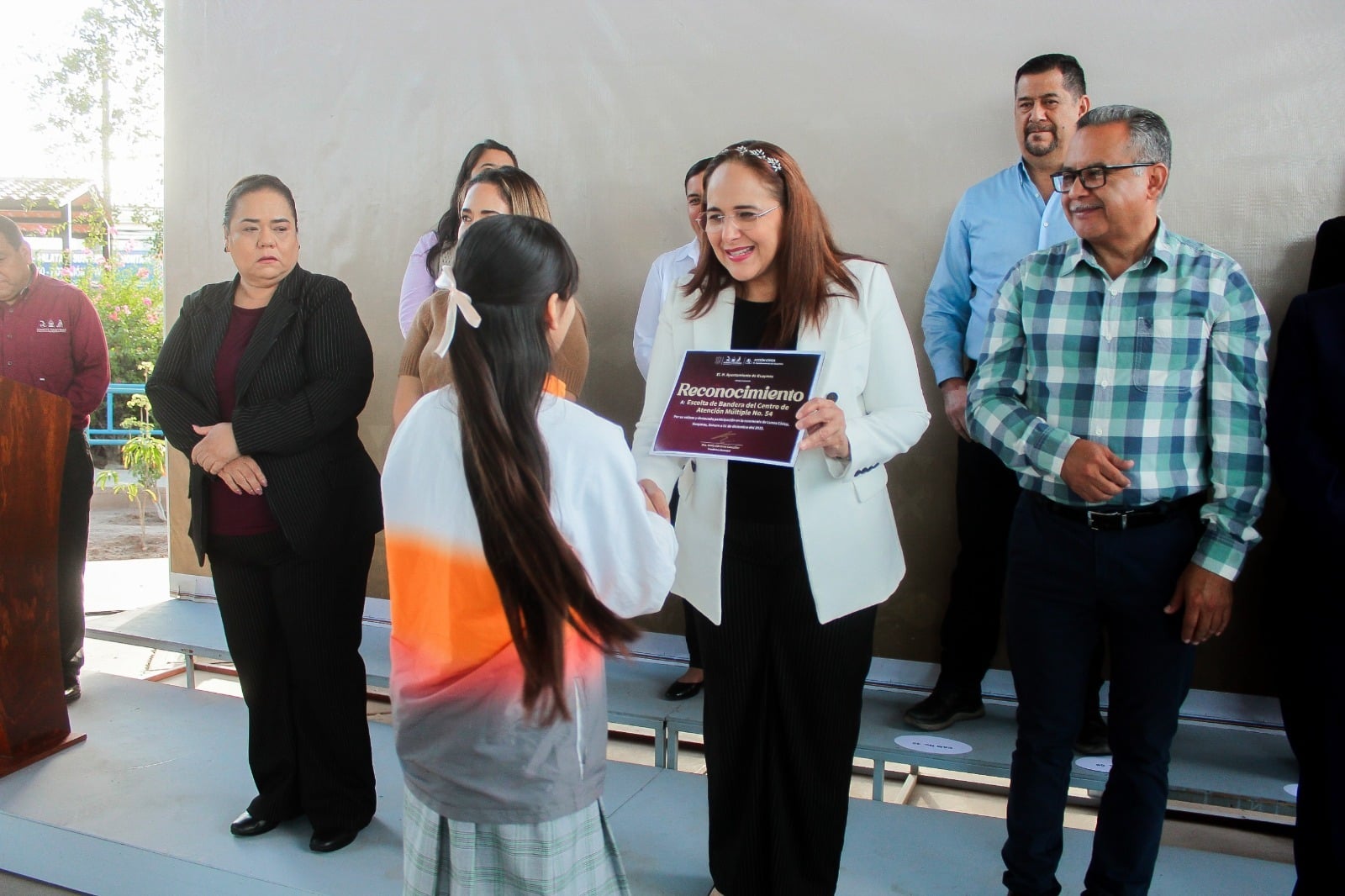 Ayuntamiento de Guaymas realiza Lunes Cívico en CAM