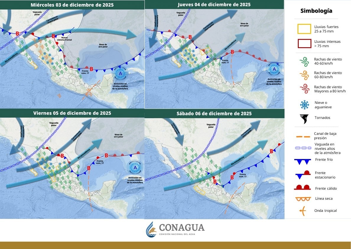 Se esperan descensos de temperaturas durante los próximos días en Sonora: CEPC