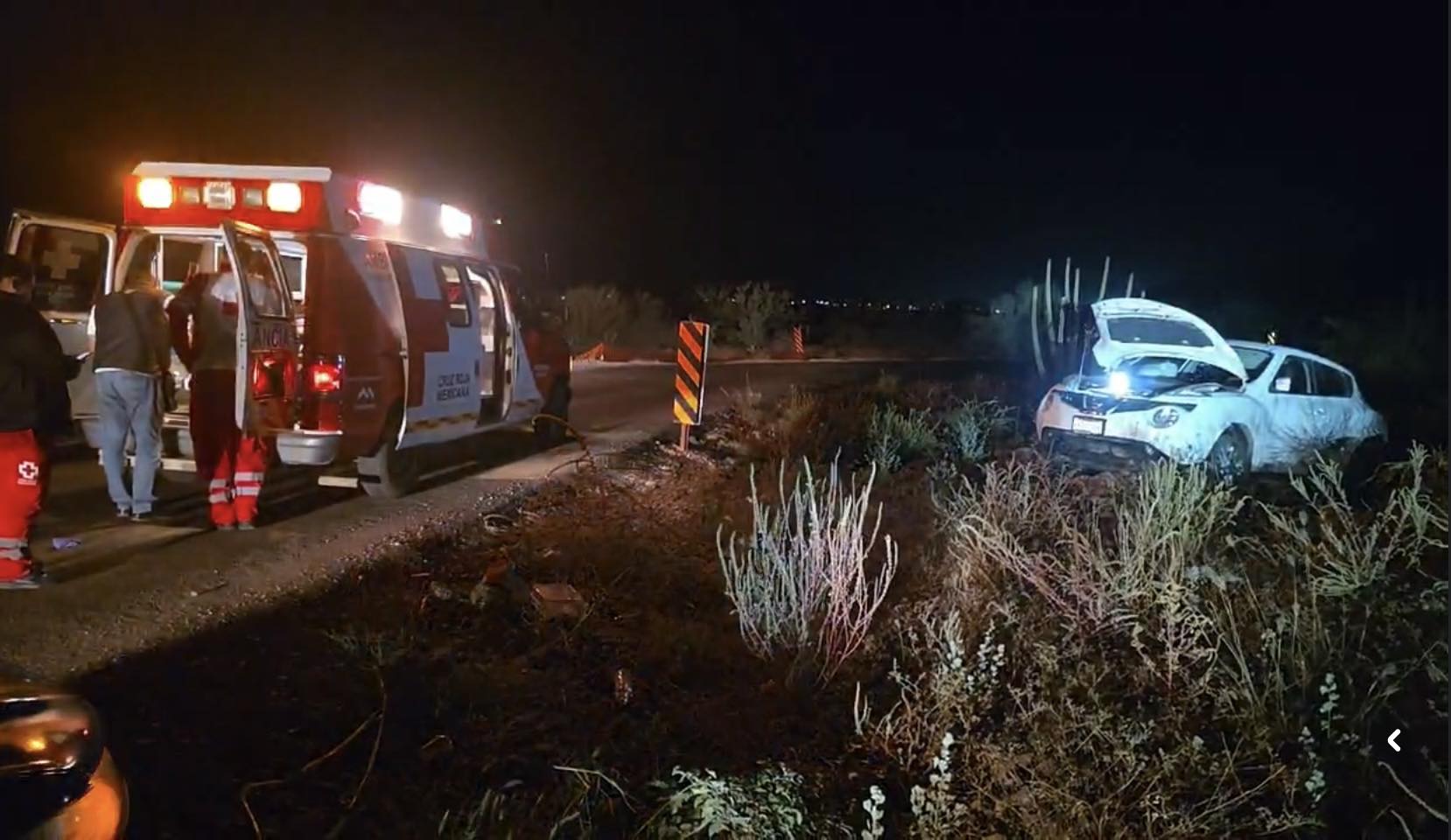 Resulta mujer lesionada en accidente