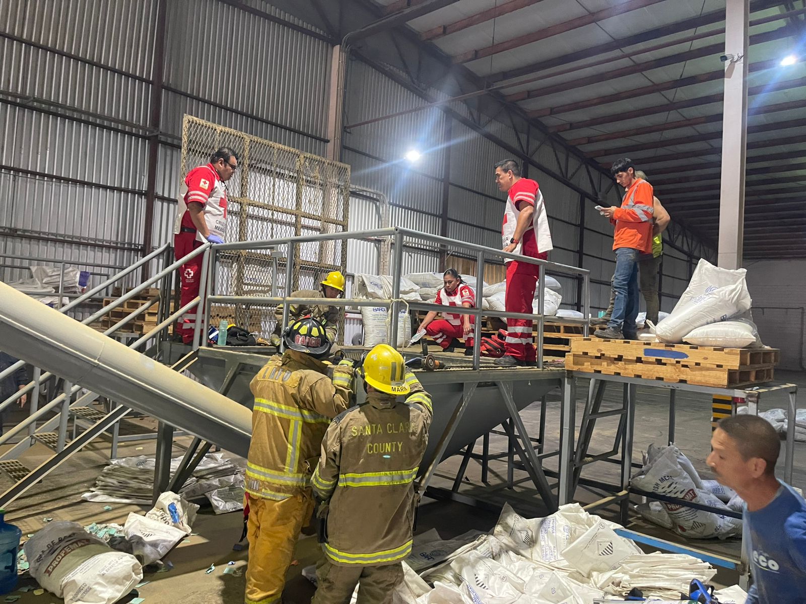 Sufre trabajador amputación parcial de pierna