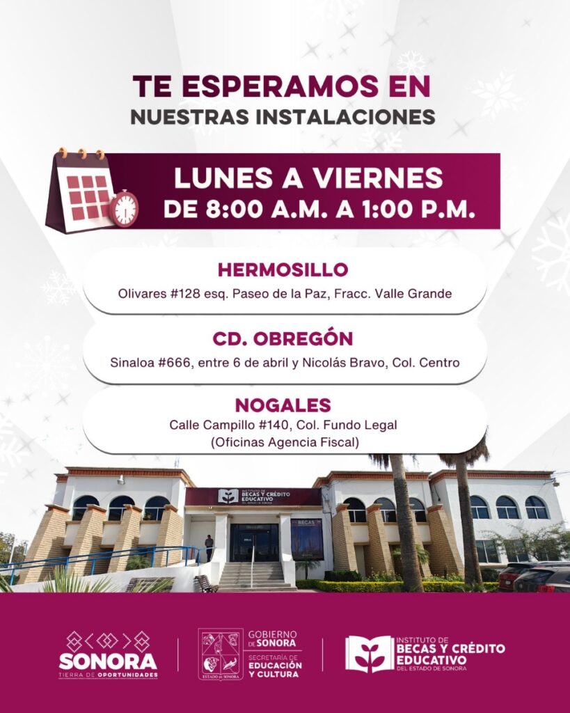 Brindará Instituto de Becas atención al público durante vacaciones de invierno 1 522