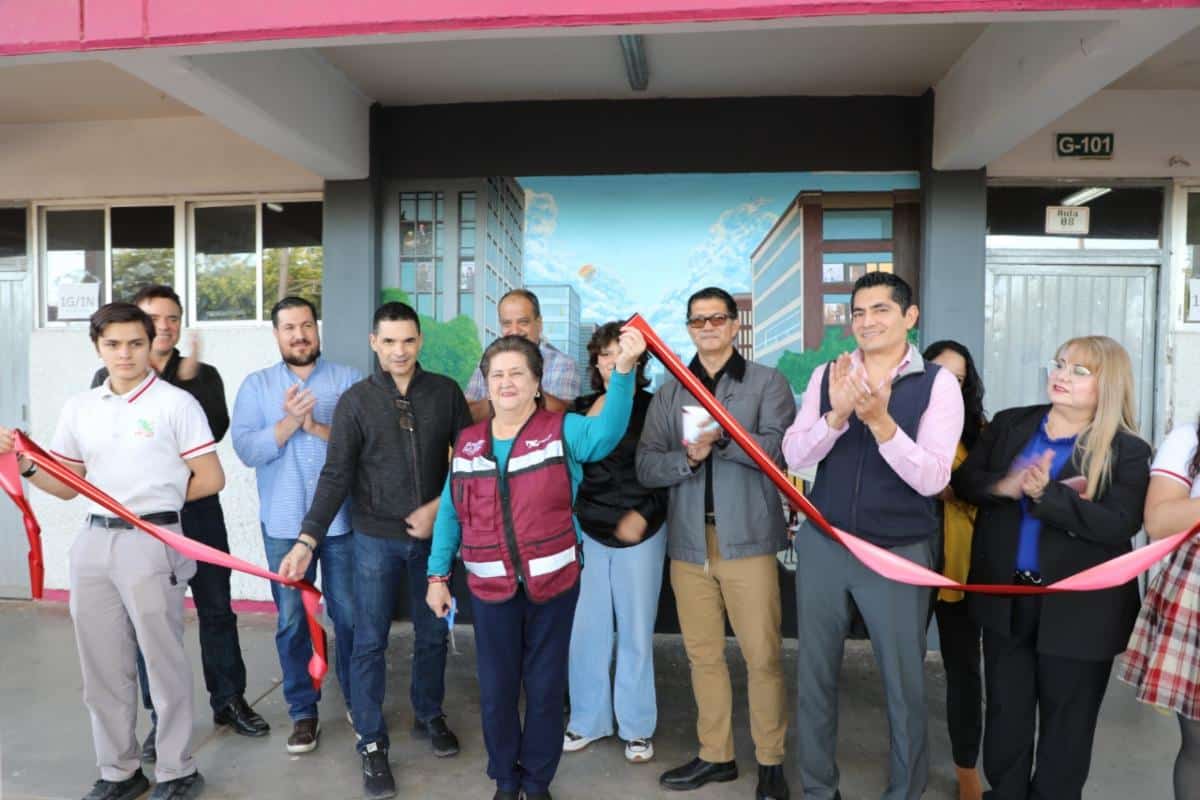 Cecyte Sonora inaugura mural interactivo “Trazando mi Futuro”