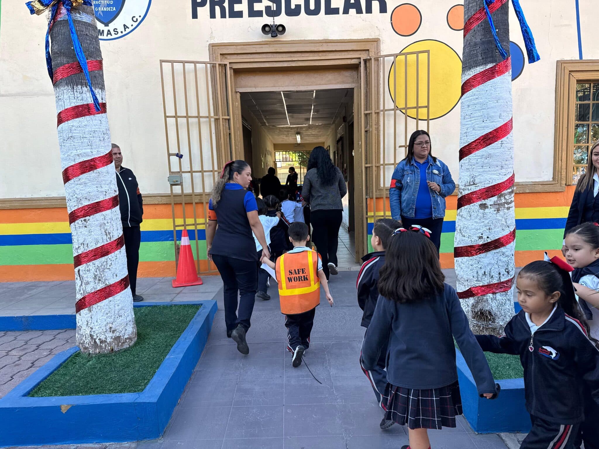 Un éxito simulacro en preescolar del IRG