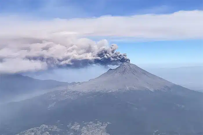 El Popocatepetl continua en alerta amarilla fase 2 1