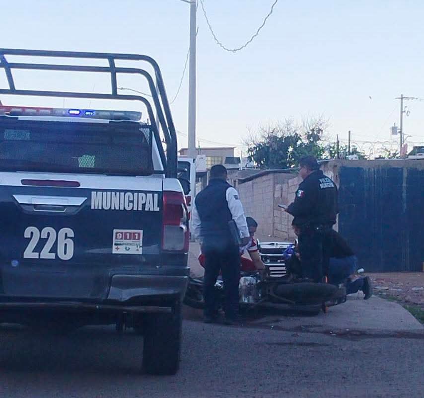 Taxista impacta a motociclista 1 motociclista