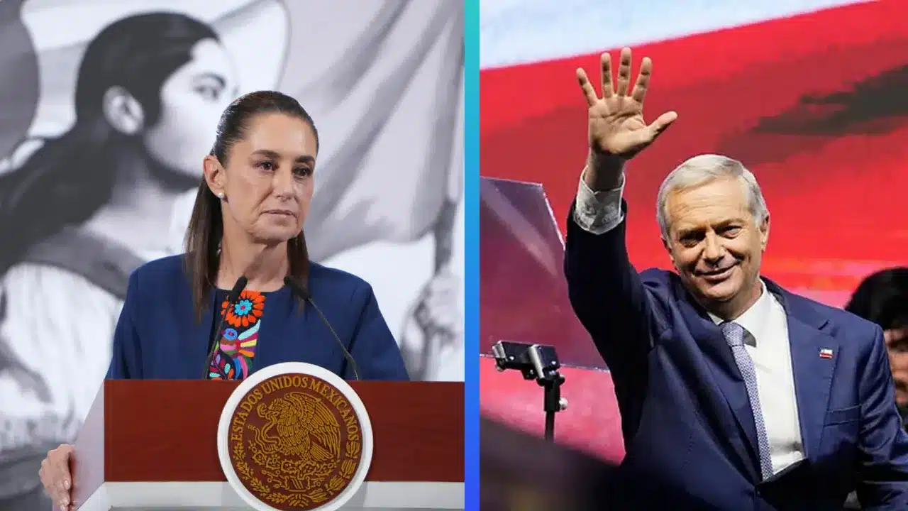 Sheinbaum felicita a José Antonio Kast tras su victoria presidencial en Chile