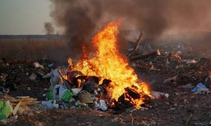 Sofocan fuego en predio