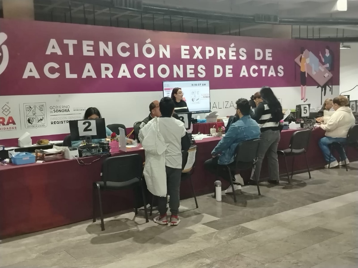 Jornadas del Registro Civil permitieron el registro de más de 28 mil menores en Sonora durante 2025