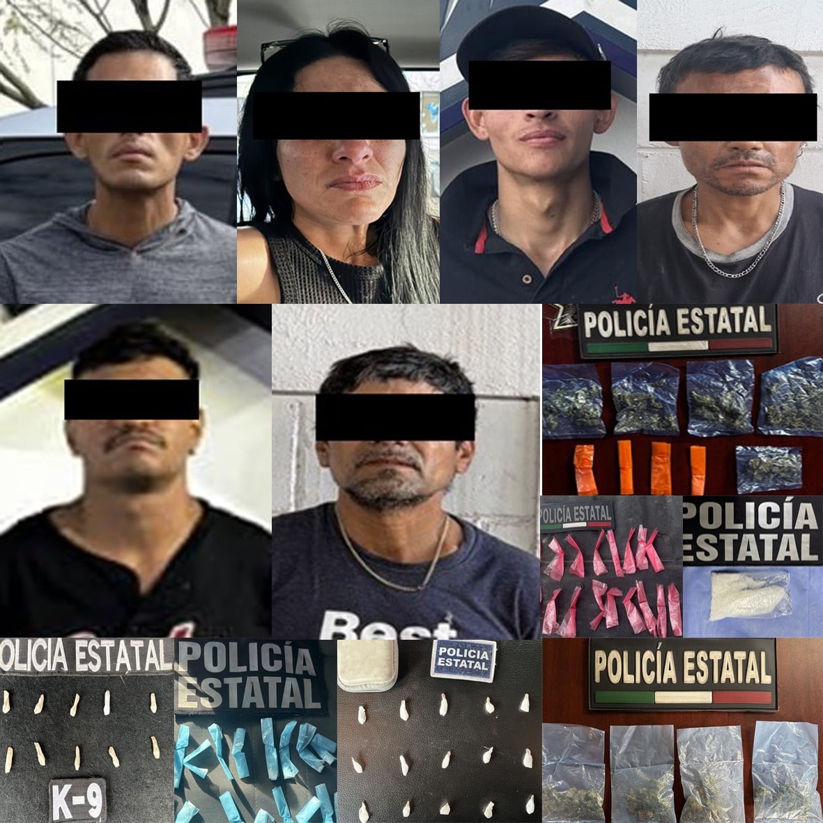 Detiene Policía Estatal a siete personas en acciones contra el narcomenudeo en Hermosillo