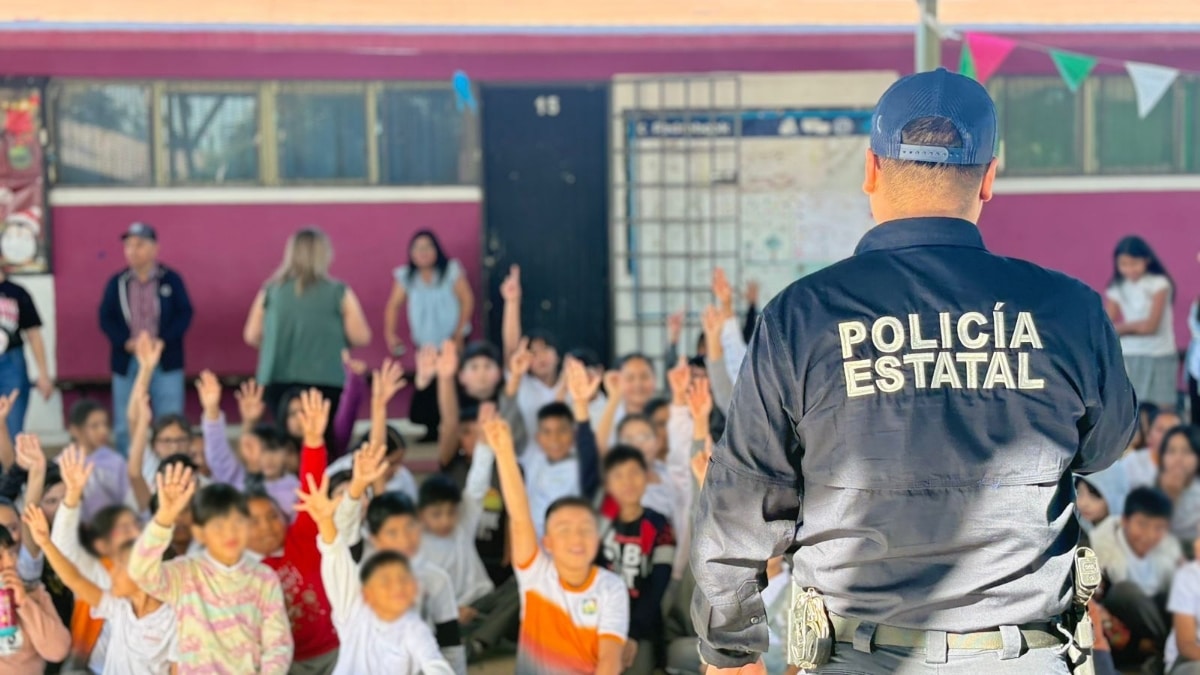 Más de 45 mil niñas y niños se unen al programa “Promotores por la Paz” de la Policía Estatal durante 2025
