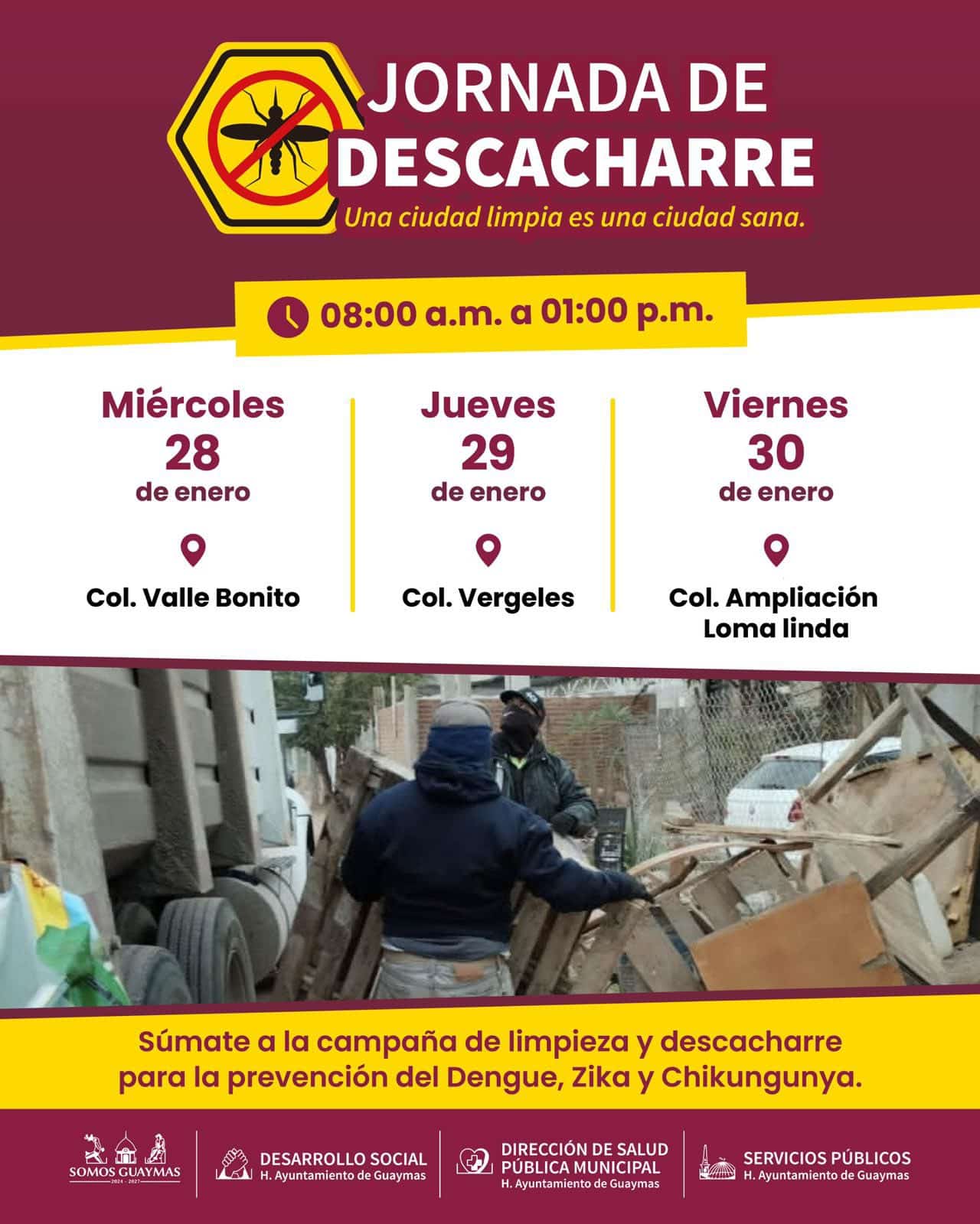 Habrá Jornada De Descacharre En Valle Bonito Vergeles Y Loma Linda