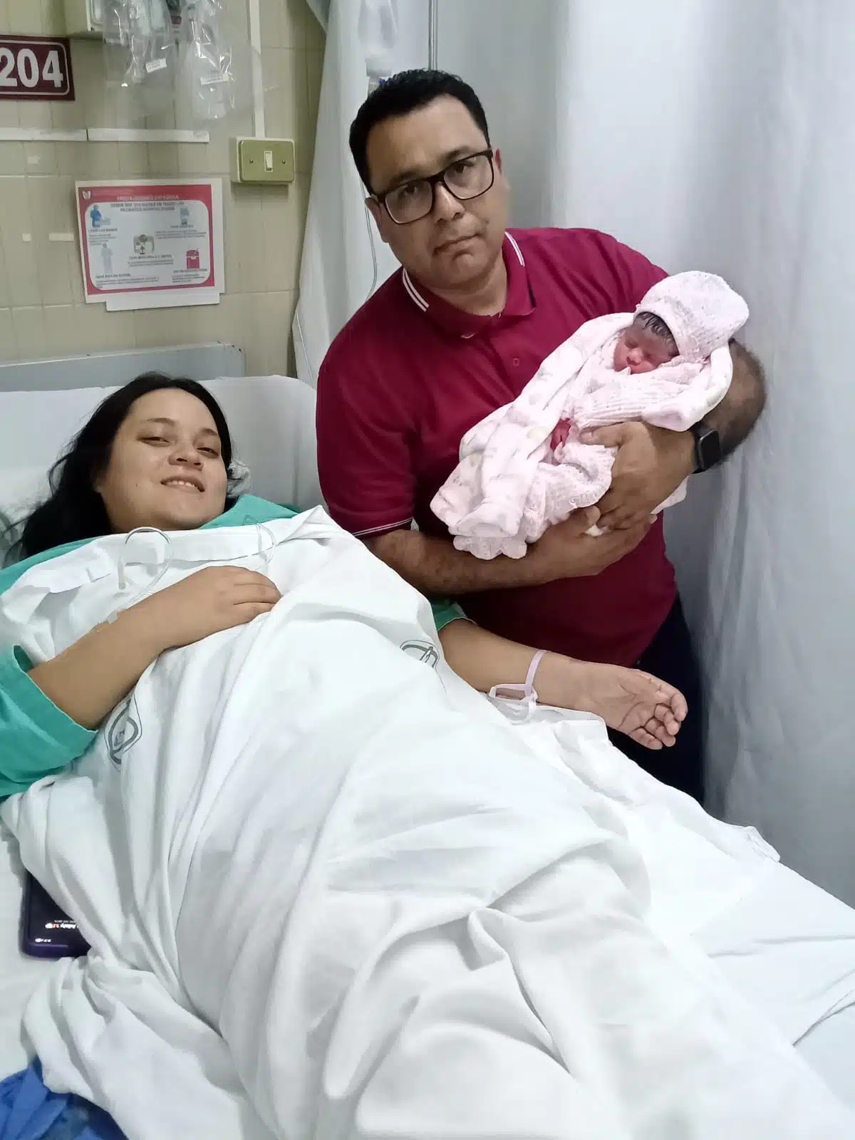 Nace primera bebé del 2026 en hospital del IMSS de Guaymas