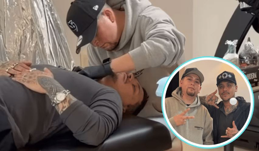 Christian Nodal estrena tatuaje que sería para Ángela Aguilar 1 Christian