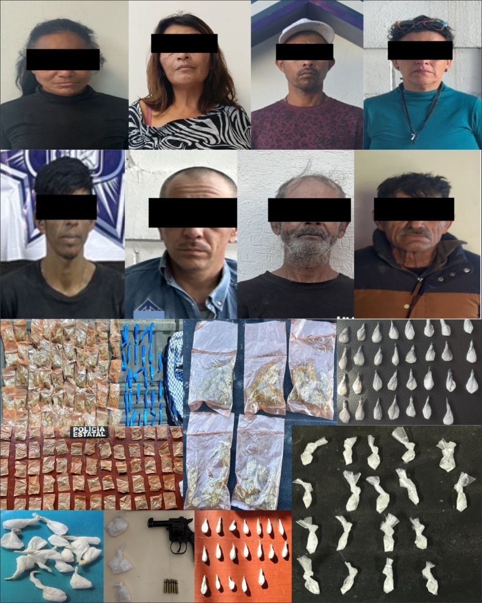 Acciones contra el narcomenudeo generan resultados durante operativos de la Policía Estatal en Sonora