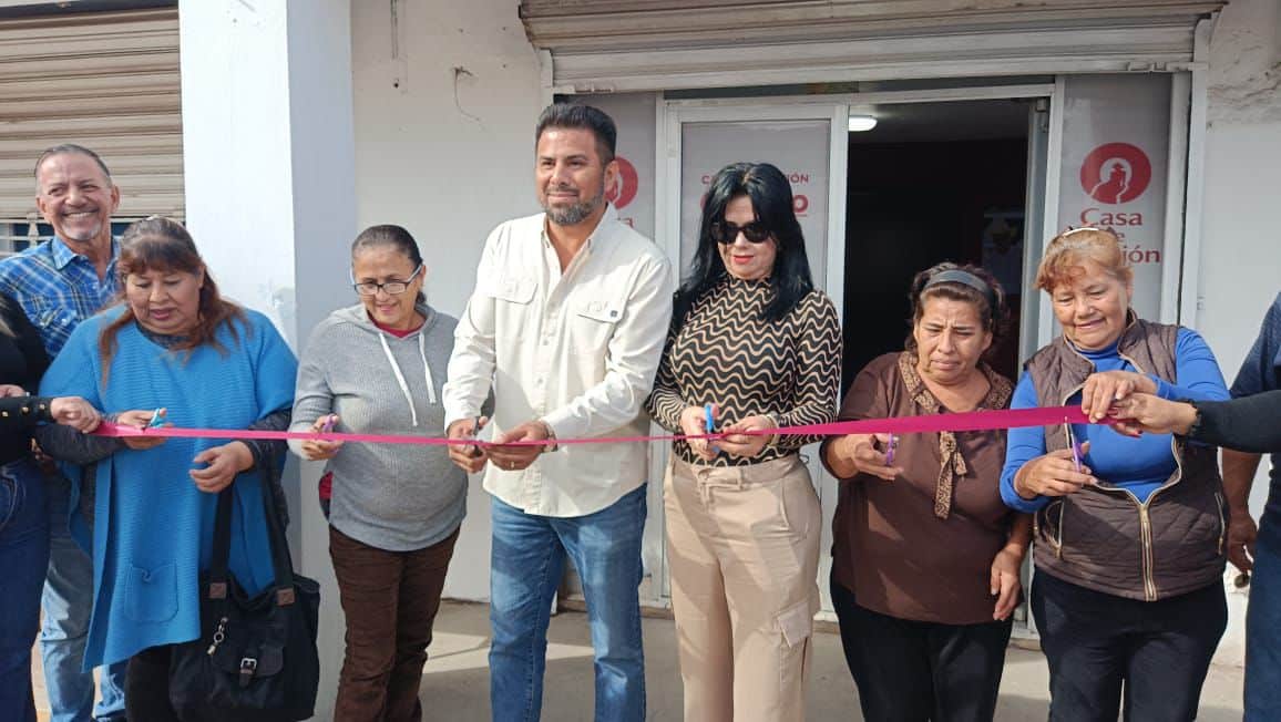 Inaugura Sebastián Orduño Casa de Gestión en Guaymas Norte