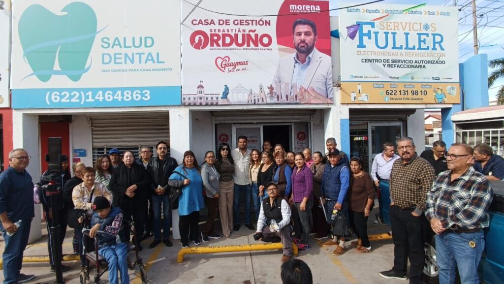 Inaugura Sebastián Orduño Casa de Gestión en Guaymas Norte 2 274