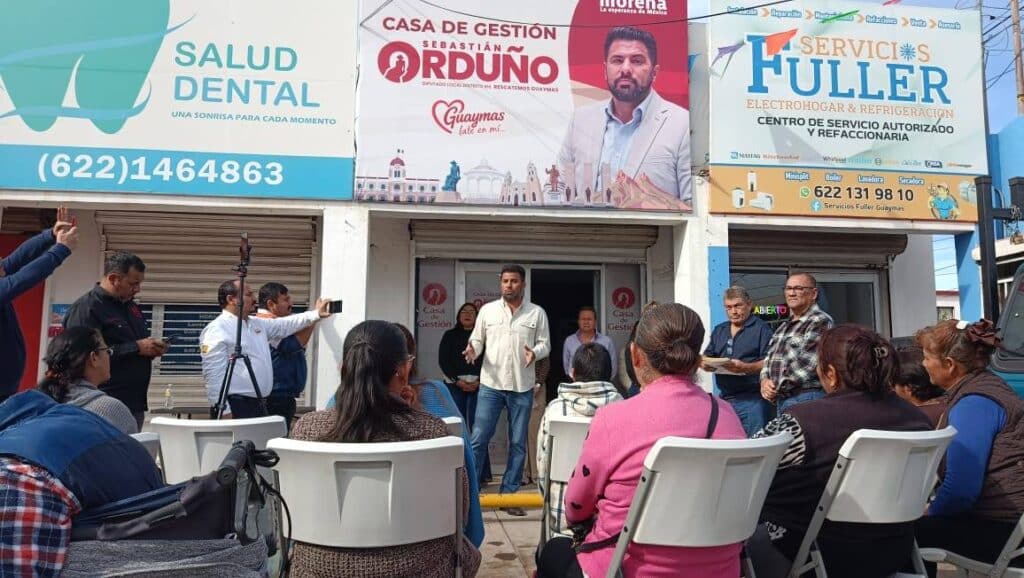 Inaugura Sebastián Orduño Casa de Gestión en Guaymas Norte 4 276