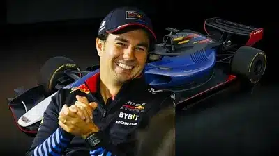 Checo Pérez celebra 36 años y regresa a F1 con primer test prometedor 1 checo perez