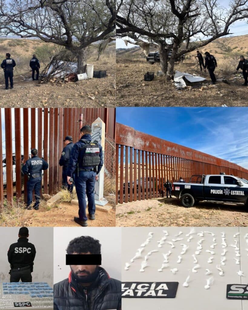 Incauta Policía Estatal y SSPC federal más de 700 envoltorios de narcótico en operativo en Nogales 1 Policía Estatal