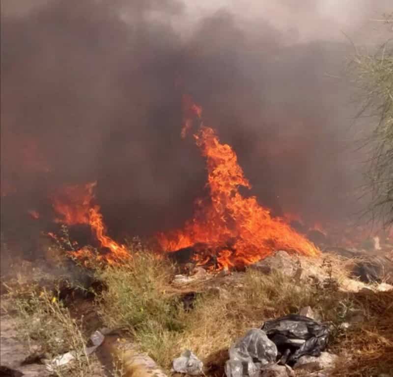 Se presenta conato de incendio 1 incendio