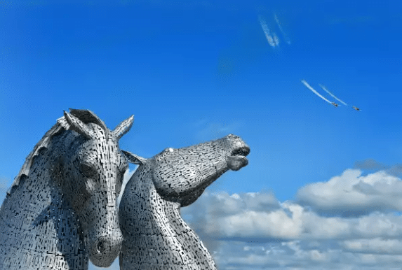 The Kelpies, esculturas de caballos que son orgullo de Escocia 1 Kelpies