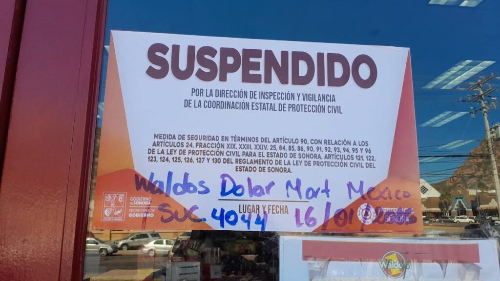 Waldos seguirá cerrado en Guaymas 1 waldos