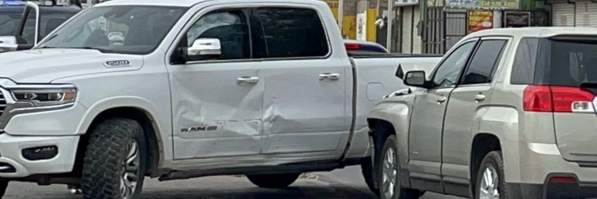 Se lesiona persona en accidente