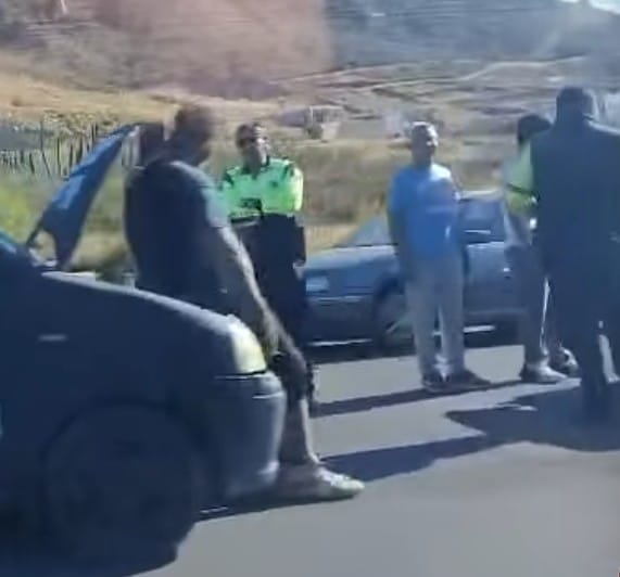 Se registra choque de vehículos en Miramar