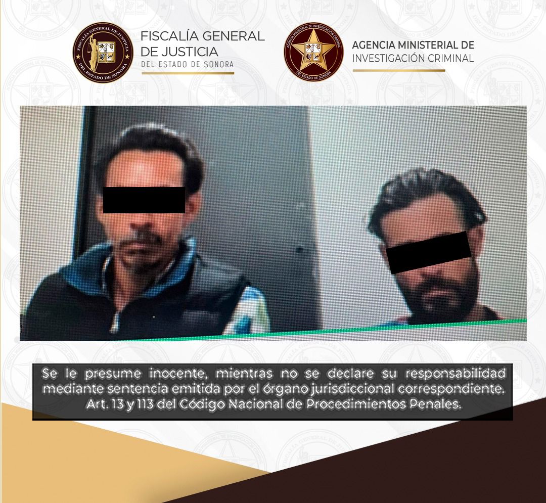 Vinculan a proceso a dos personas por narcomenudeo; dictan prisión preventiva en Ciudad Obregón: FGJES