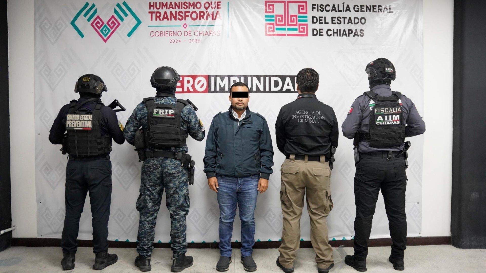 Detienen al alcalde de Cintalapa por nexos con el crimen organizado y corrupción
