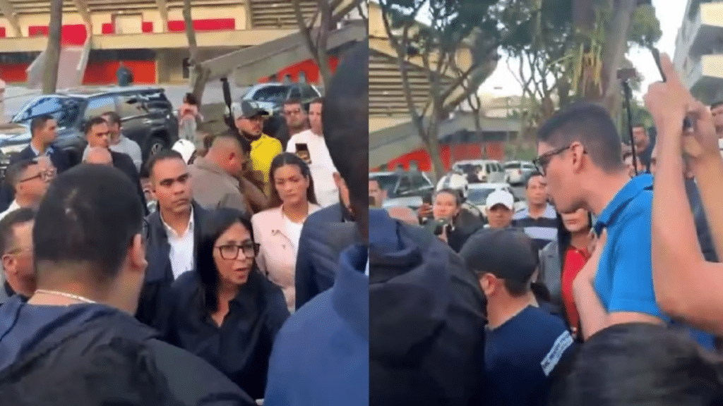 Estudiantes venezolanos confrontan a Delcy Rodríguez y exigen liberación de presos políticos 3 image 227