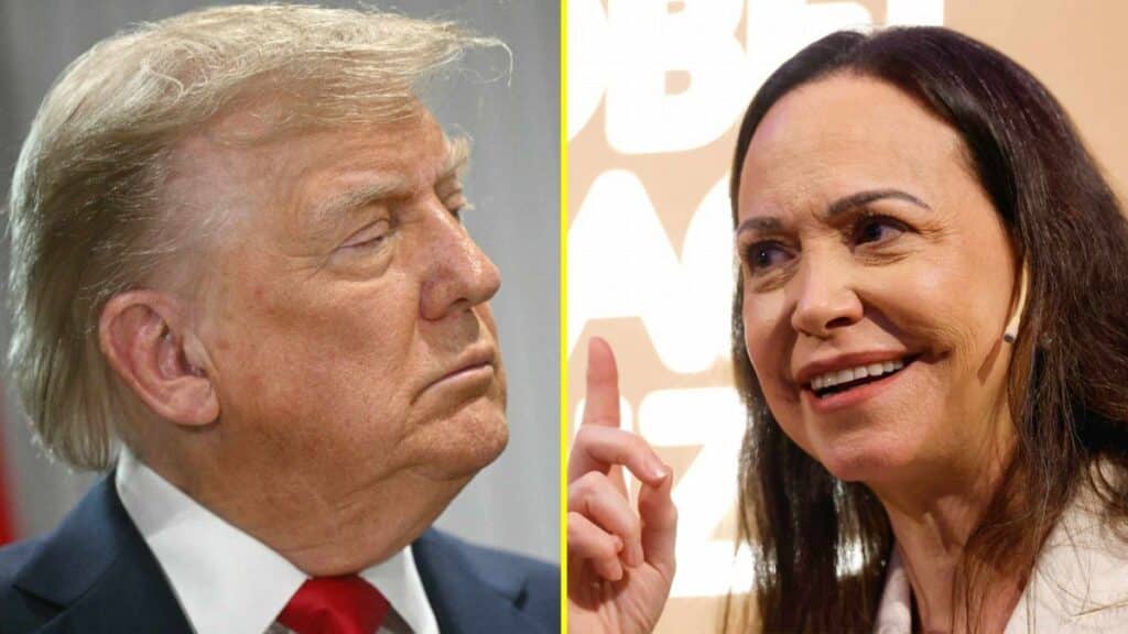 Machado quiere compartir su Nobel de la Paz con Trump 1 machado