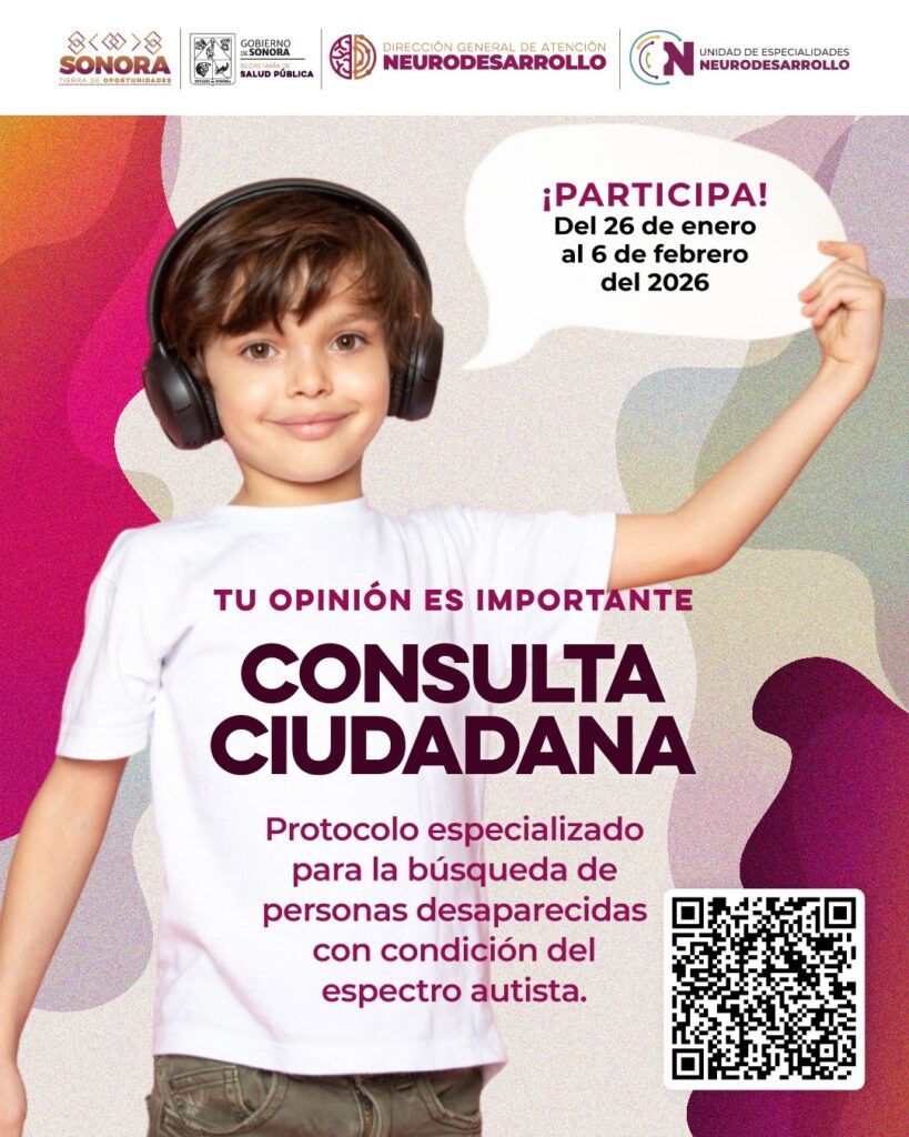 Amplía Secretaría de Salud periodo de consulta ciudadana sobre protocolo para personas con autismo. 1 autismo