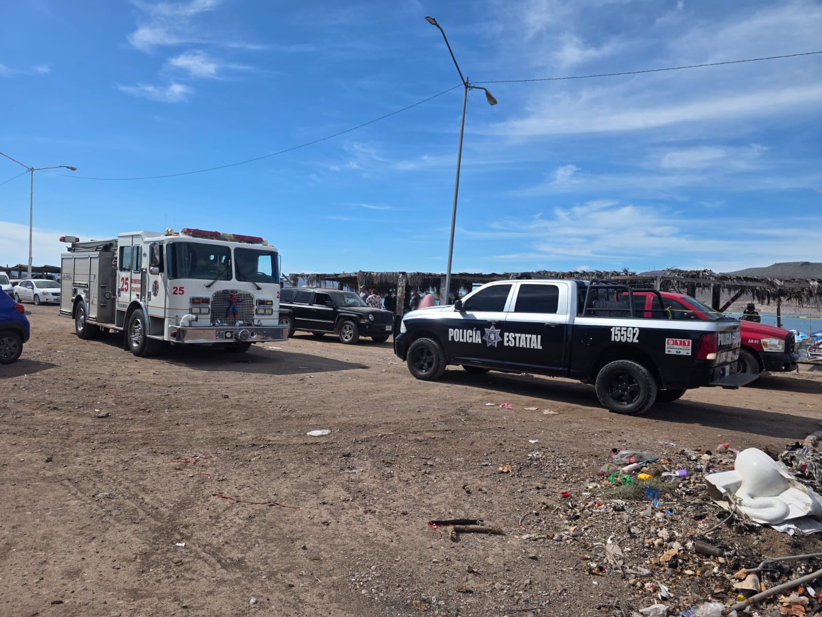 Localizan a cuerpo de hombre flotando en el Estero el Soldado