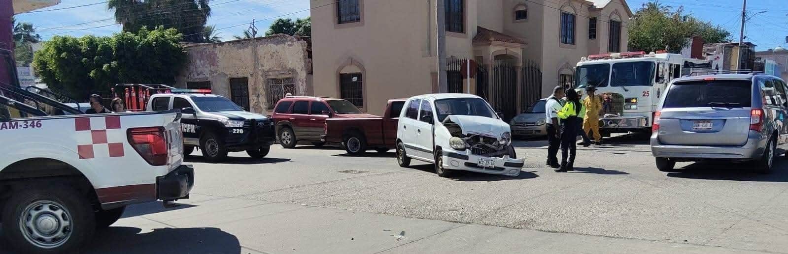 Triple choque en el centro