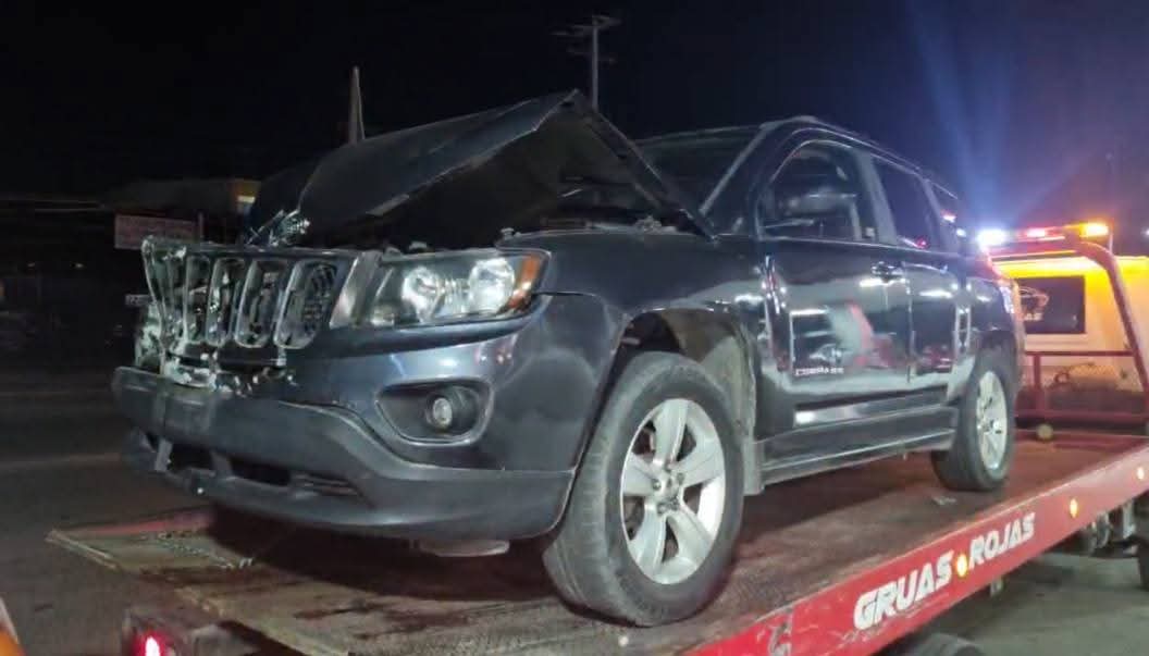 Resultan lesionados en choque