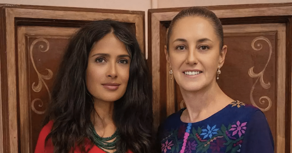 Salma Hayek y Claudia Sheinbaum impulsan el cine mexicano 1 Claudia