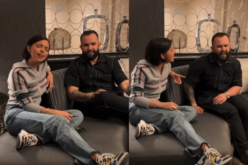 Carín León y Ángela Aguilar: resurge video de su dueto viral 1 Carín León