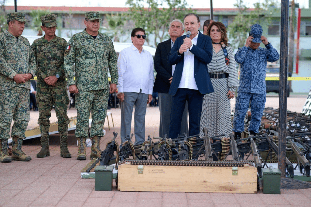 Alfonso Durazo retira de las calles más de 900 armas y refuerza la seguridad en Sonora 1 image 480