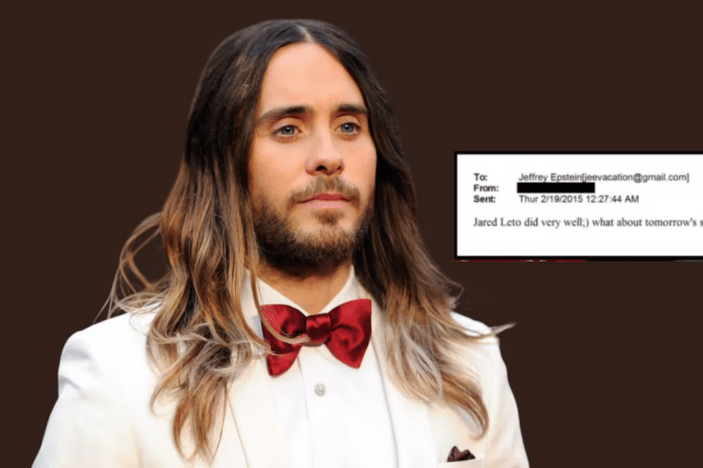 Jared Leto: ¿Qué hay tras su vinculación con Jeffrey Epstein? 1 Jared Leto