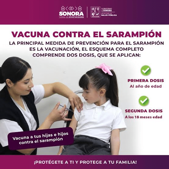 Con esquema completo de vacunación, no es necesario el uso de cubrebocas contra sarampión 1 image 585