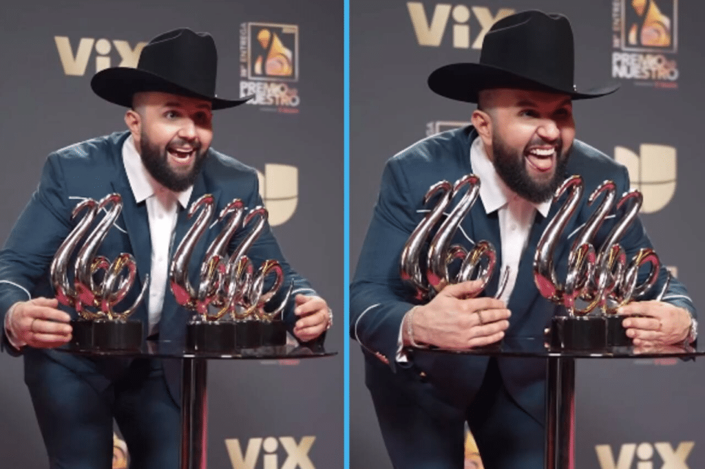 Carín León triunfa con seis galardones en Premio Lo Nuestro 1 Carín León