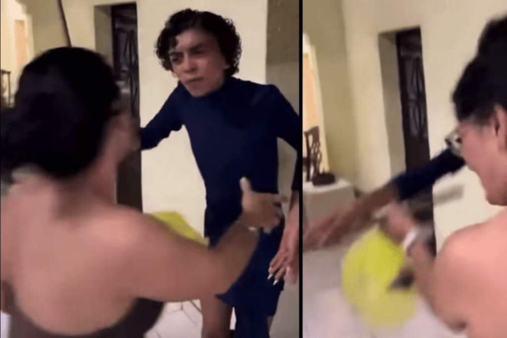 La Venenito: su fiesta de 18 años termina en pelea con su madre 1 La Venenito