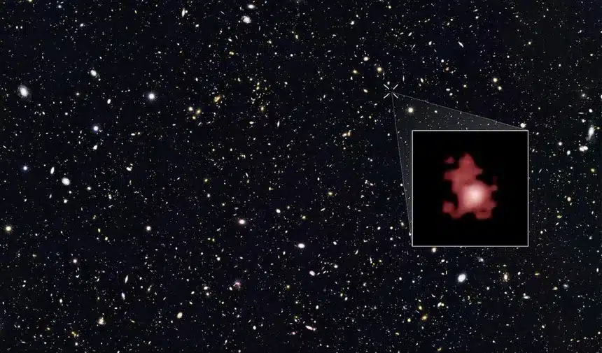 imagen del hubble de la galaxia mas lejana conocida gn z11 nasa esa p oesch yale university