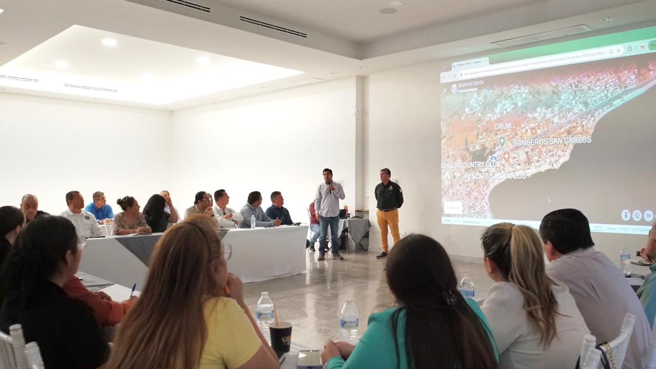Dan a conocer estrategias de operativo de Semana Santa a prestadores de servicios en San Carlos